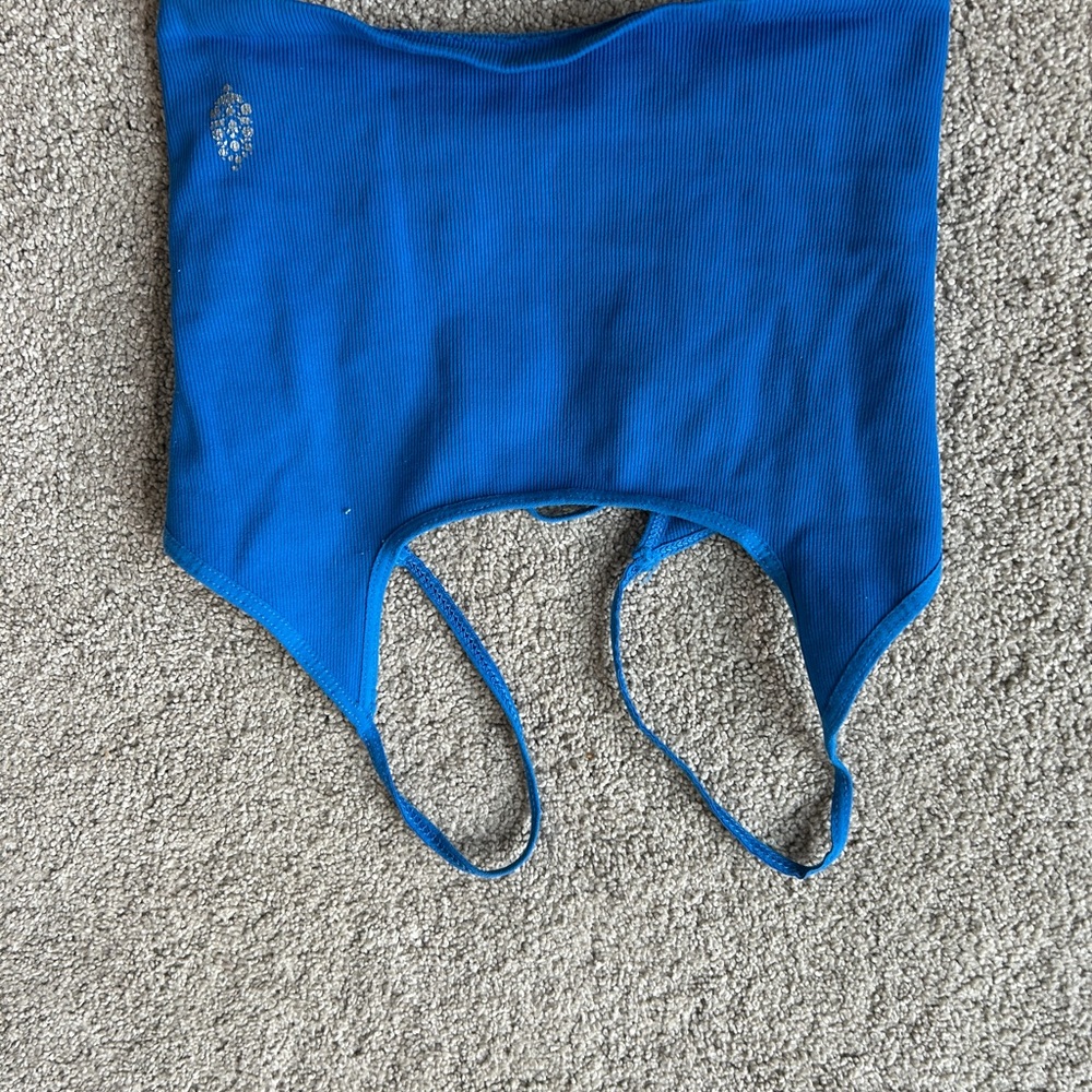 Free People Blue Tank Top